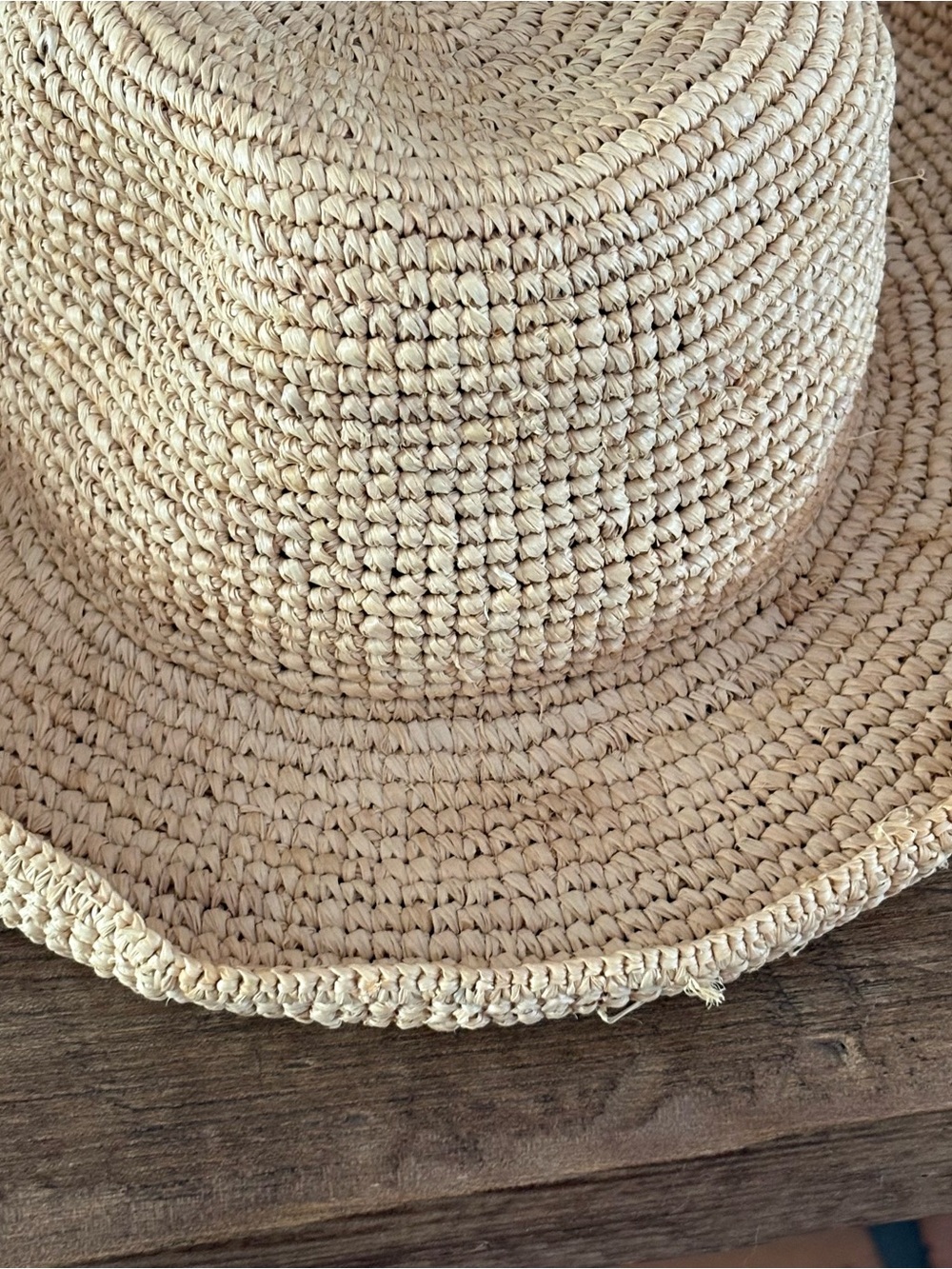 Woven Straw Sun Hat - Picture 2 of 4